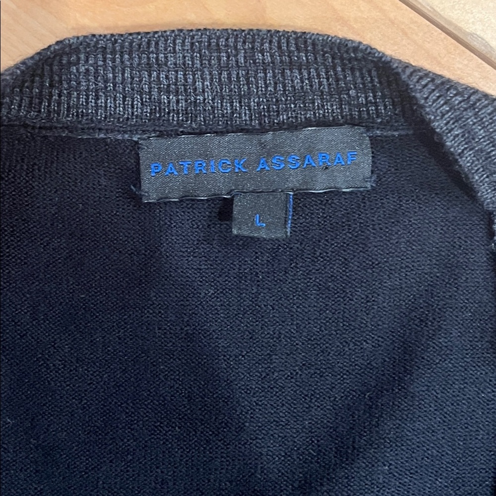 Patrick Assaraf 100% Superfine Merino Wool Cardigan - Picture 5 of 6